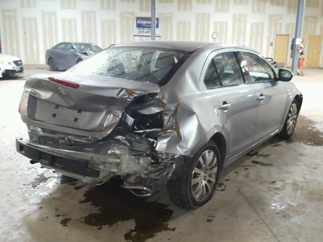 JS2RF9A33A6100049 - 2010 SUZUKI KIZASHI SE GRAY photo 4