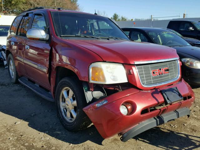 1GKDT13S352135338 - 2005 GMC ENVOY RED photo 1