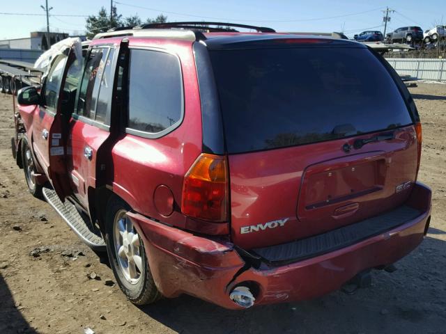 1GKDT13S352135338 - 2005 GMC ENVOY RED photo 3