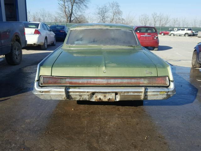 DL43F8R230049 - 1969 DODGE POLARA GREEN photo 10