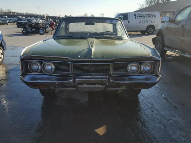 DL43F8R230049 - 1969 DODGE POLARA GREEN photo 9