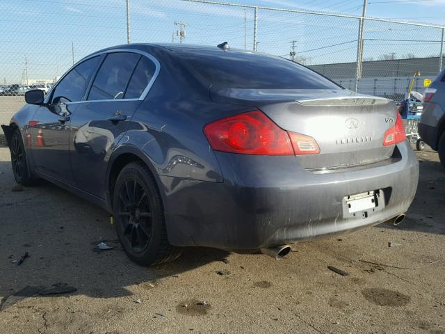 JNKCV61F49M354113 - 2009 INFINITI G37 GRAY photo 3