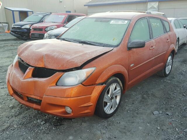 5Y2SL62884Z419883 - 2004 PONTIAC VIBE ORANGE photo 2