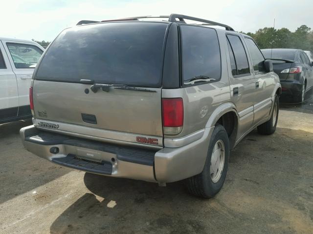 1GKCS13W8Y2346525 - 2000 GMC JIMMY Коричневый фото 4