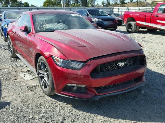 1FA6P8CF6H5227363 - 2017 FORD MUSTANG GT RED photo 1