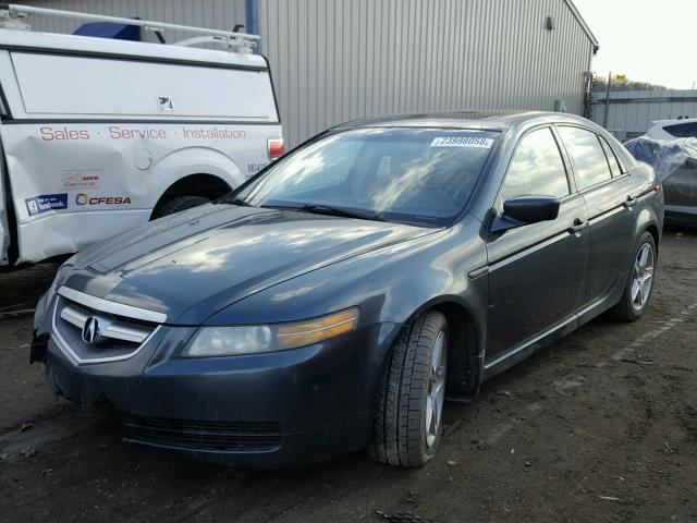 19UUA66224A035795 - 2004 ACURA TL BLUE photo 2