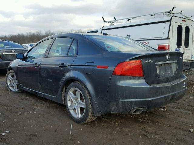 19UUA66224A035795 - 2004 ACURA TL BLUE photo 3