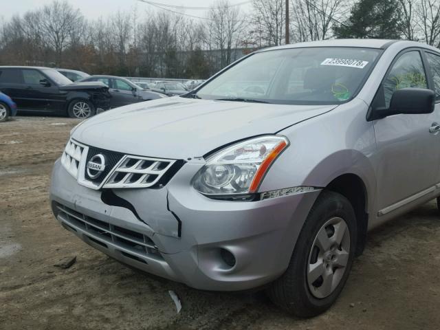 JN8AS5MV2CW704577 - 2012 NISSAN ROGUE S SILVER photo 9