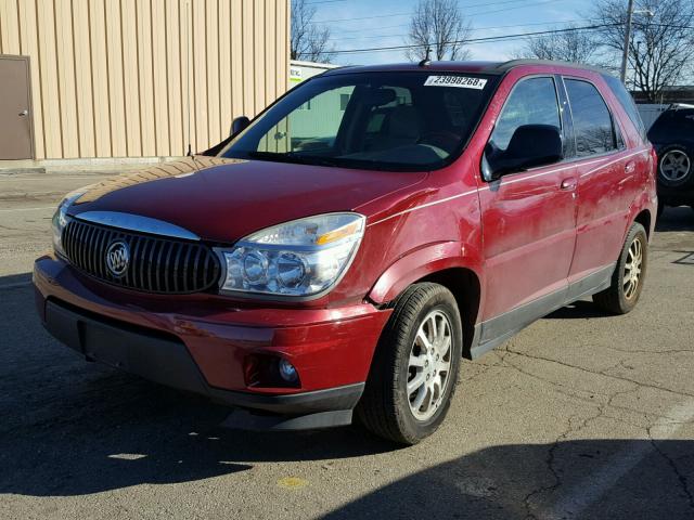 3G5DA03L57S525909 - 2007 BUICK RENDEZVOUS RED photo 2