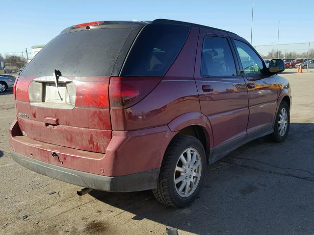 3G5DA03L57S525909 - 2007 BUICK RENDEZVOUS RED photo 4