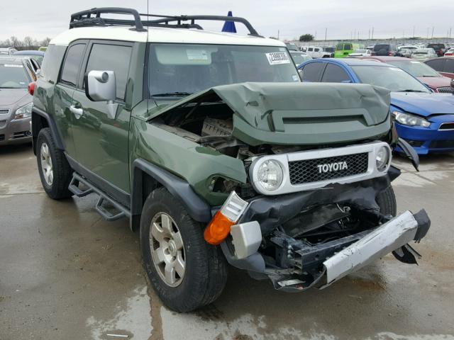 JTEZU4BFXAK010587 - 2010 TOYOTA FJ CRUISER GREEN photo 1