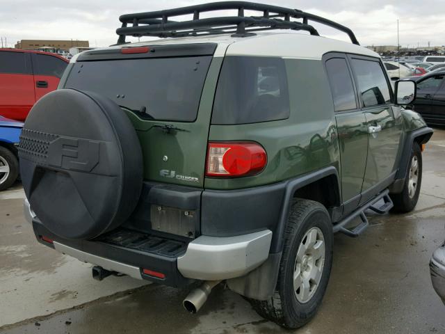 JTEZU4BFXAK010587 - 2010 TOYOTA FJ CRUISER GREEN photo 4