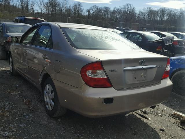 4T1BE30KX3U774679 - 2003 TOYOTA CAMRY LE BEIGE photo 3