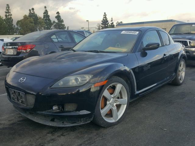 JM1FE173X40116278 - 2004 MAZDA RX8 BLACK photo 2