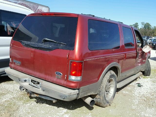 1FMNU42F91EB99293 - 2001 FORD EXCURSION TWO TONE photo 4