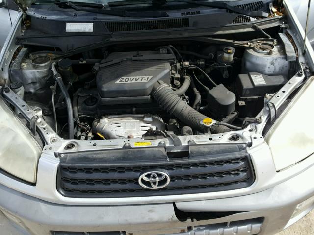 JTEGH20V510012933 - 2001 TOYOTA RAV4 SILVER photo 7