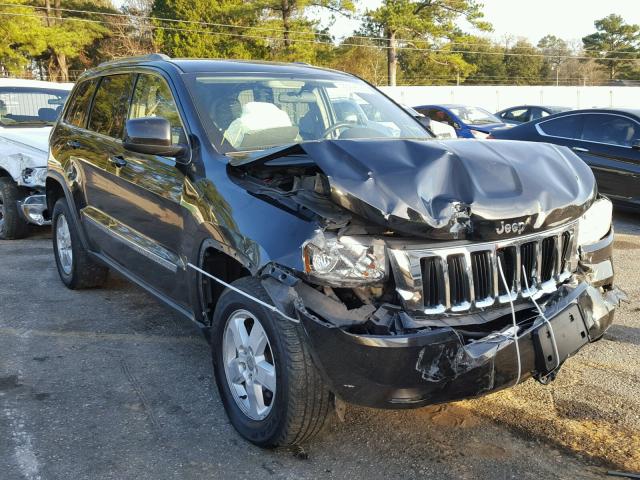 1C4RJEAG8CC136800 - 2012 JEEP GRAND CHER BLACK photo 1