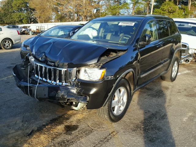 1C4RJEAG8CC136800 - 2012 JEEP GRAND CHER BLACK photo 2