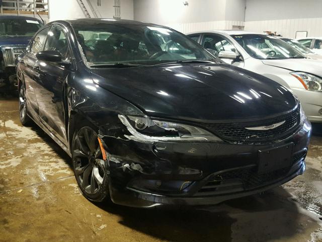 1C3CCCBB8FN657682 - 2015 CHRYSLER 200 S BLACK photo 1