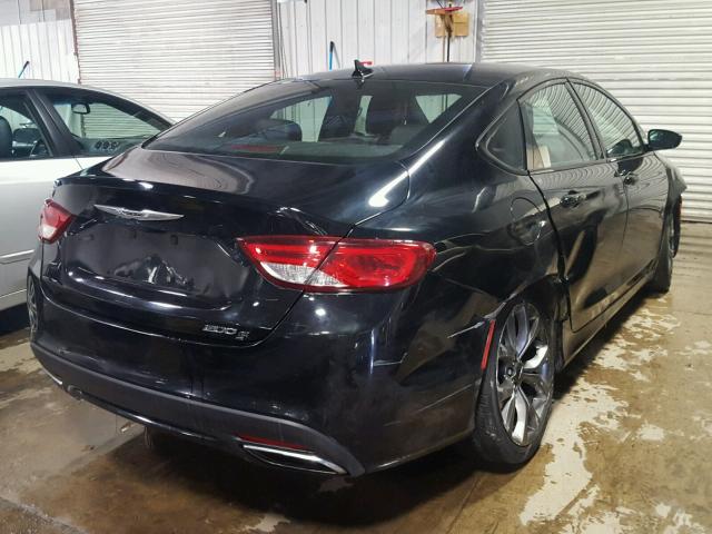 1C3CCCBB8FN657682 - 2015 CHRYSLER 200 S BLACK photo 4