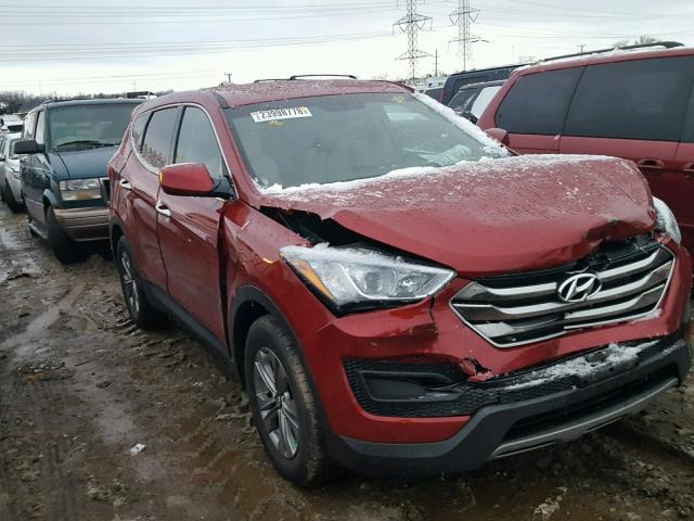 5XYZT3LB8GG371148 - 2016 HYUNDAI SANTA FE S RED photo 1