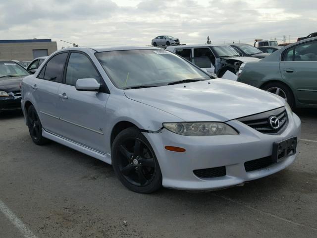 1YVFP80D545N83885 - 2004 MAZDA 6 S SILVER photo 1