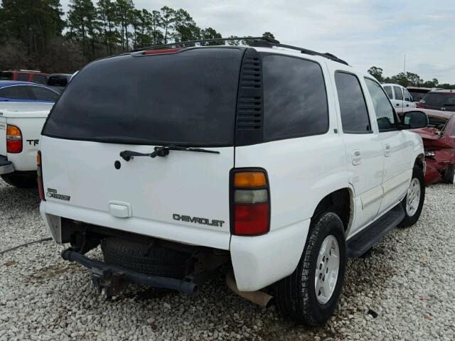 1GNEC13Z84R309334 - 2004 CHEVROLET TAHOE C150 WHITE photo 4