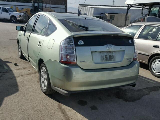 JTDKB20U183302358 - 2008 TOYOTA PRIUS GREEN photo 3