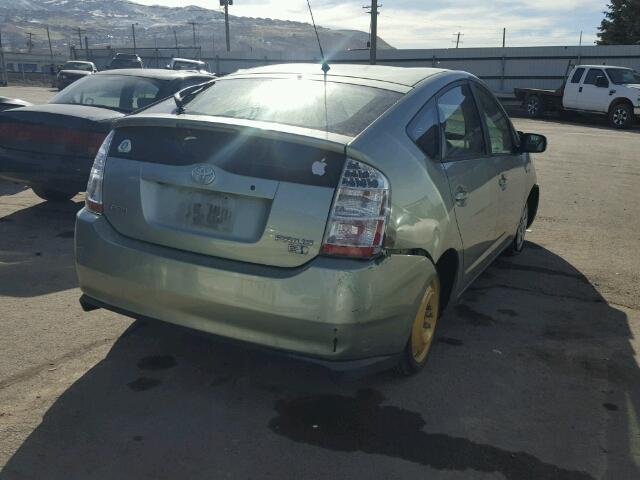 JTDKB20U183302358 - 2008 TOYOTA PRIUS GREEN photo 4