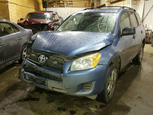 JTMBF4DVXAD030234 - 2010 TOYOTA RAV4 BLUE photo 2