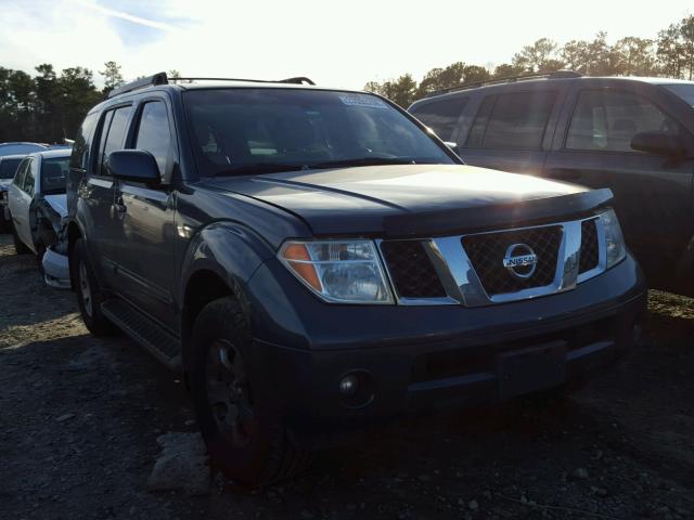 5N1AR18W27C639431 - 2007 NISSAN PATHFINDER BLUE photo 1