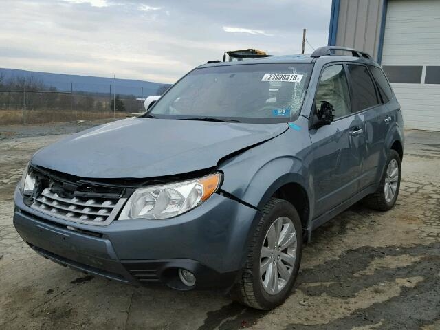 JF2SHADC5CH440086 - 2012 SUBARU FORESTER 2 GREEN photo 2