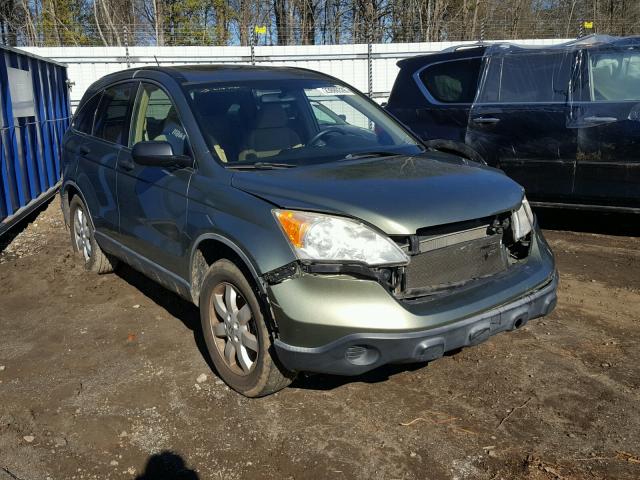 JHLRE48557C017744 - 2007 HONDA CR-V EX GREEN photo 1