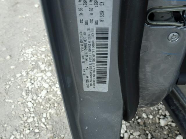 1C4NJDBB0HD173157 - 2017 JEEP COMPASS SP SILVER photo 10