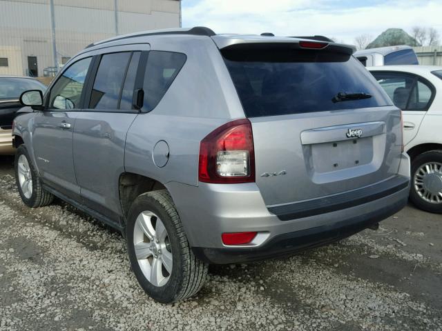 1C4NJDBB0HD173157 - 2017 JEEP COMPASS SP SILVER photo 3