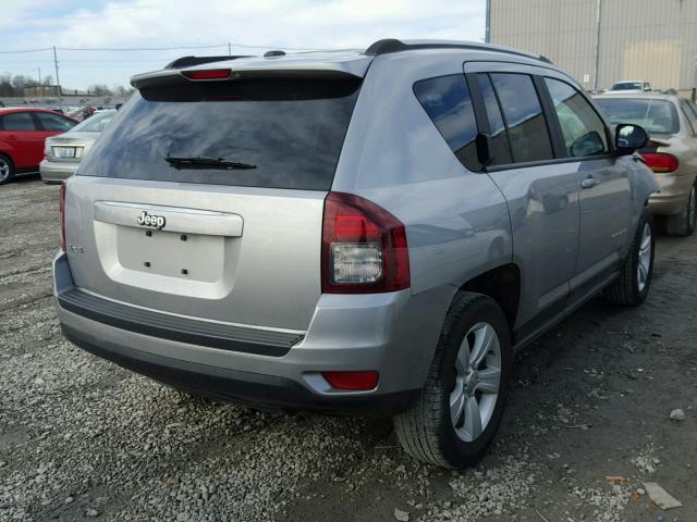 1C4NJDBB0HD173157 - 2017 JEEP COMPASS SP SILVER photo 4