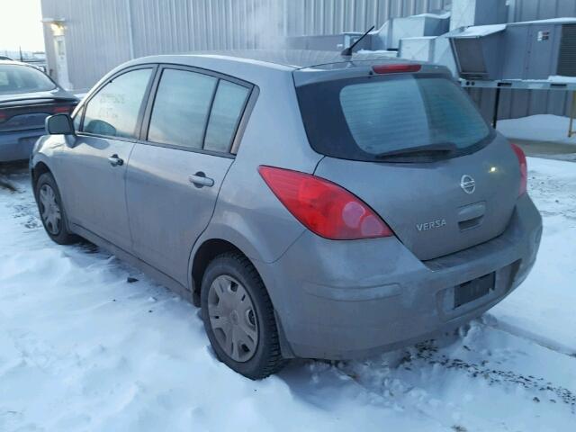 3N1BC1CP6CL376565 - 2012 NISSAN VERSA S GRAY photo 3