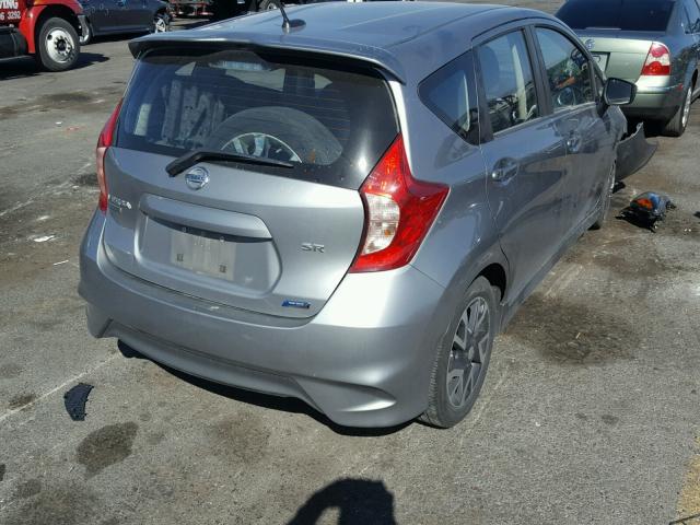 3N1CE2CPXFL449526 - 2015 NISSAN VERSA NOTE GRAY photo 4