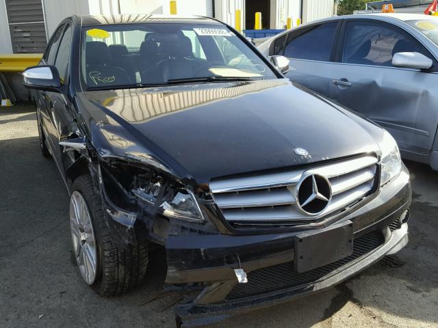 WDDGF54XX8F057564 - 2008 MERCEDES-BENZ C 300 BLACK photo 1