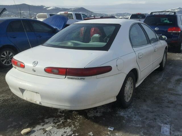 1MEFM50U0XG620958 - 1999 MERCURY SABLE GS WHITE photo 4