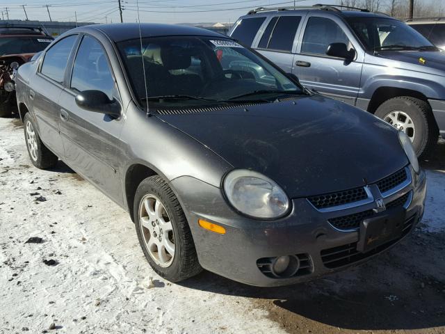 1B3ES56C34D536018 - 2004 DODGE NEON SXT GRAY photo 1