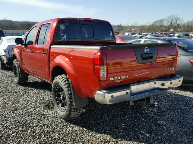 1N6AD0EV3FN714484 - 2015 NISSAN FRONTIER S RED photo 3