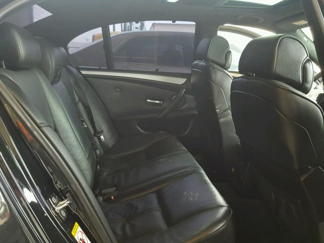 WBSNB93528CX08782 - 2008 BMW M5 BLACK photo 6