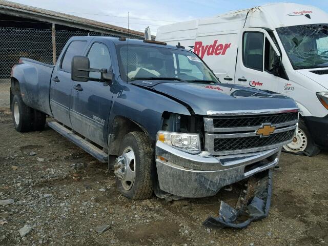 1GC4K0CG8CF115824 - 2012 CHEVROLET SILVERADO BLUE photo 1