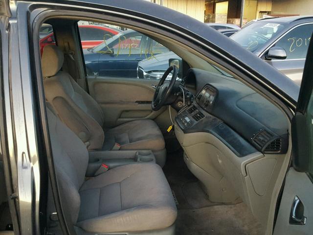 5FNRL38496B457438 - 2006 HONDA ODYSSEY EX GRAY photo 5