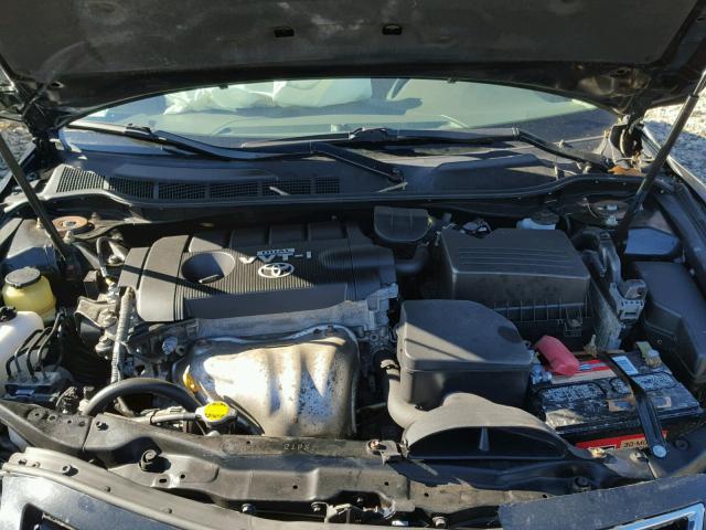 4T1BF3EK0AU066749 - 2010 TOYOTA CAMRY BASE BLACK photo 7