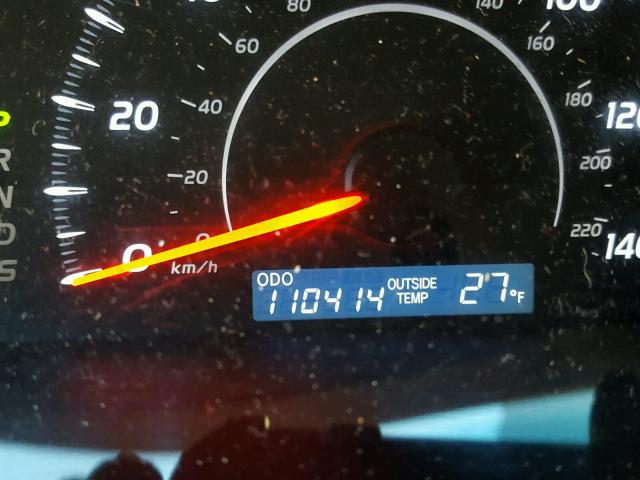 4T1BF3EK0AU066749 - 2010 TOYOTA CAMRY BASE BLACK photo 8