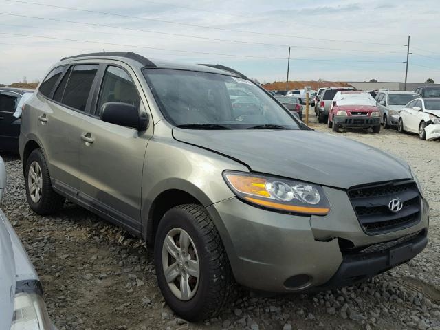 5NMSG13D19H329182 - 2009 HYUNDAI SANTA FE G GREEN photo 1