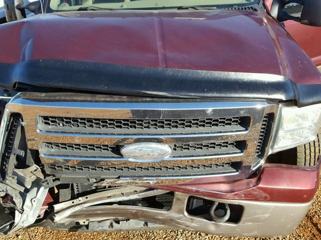 1FTNW20P74EA96568 - 2004 FORD F250 SUPER BURGUNDY photo 7