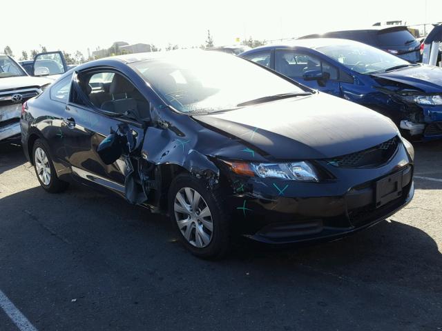 2HGFG3B57CH553097 - 2012 HONDA CIVIC LX BLACK photo 1